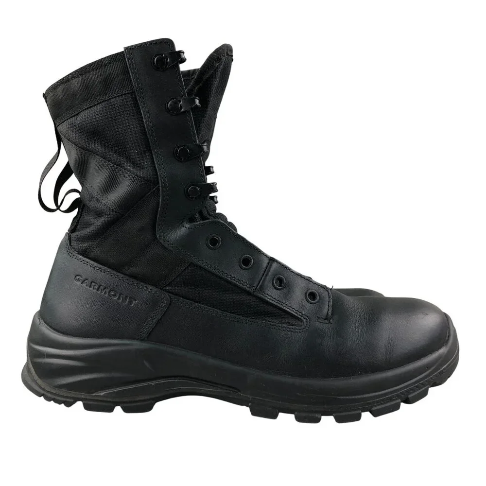 Garmont Men's Size 9 T8 LE 2.0 Regular Black Leather Law Enforcement Boots